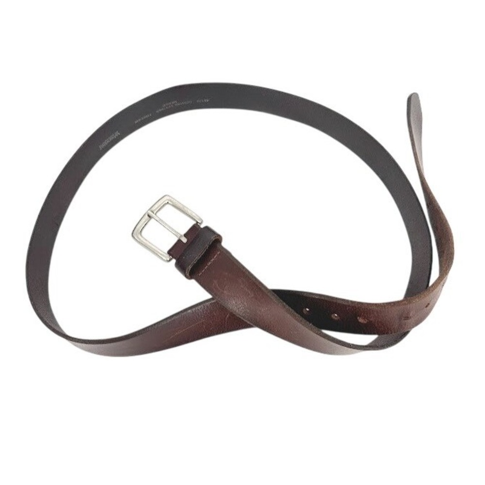 Wrangler Leather Belt Mens 46-48 Brown Western Classic
